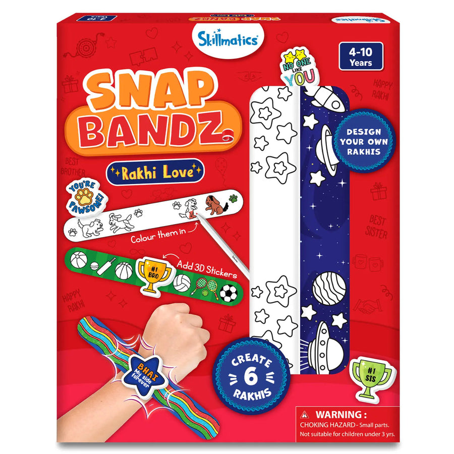 Snap Bandz: Rakhi Love | DIY Art & Craft Activity (ages 4-10)