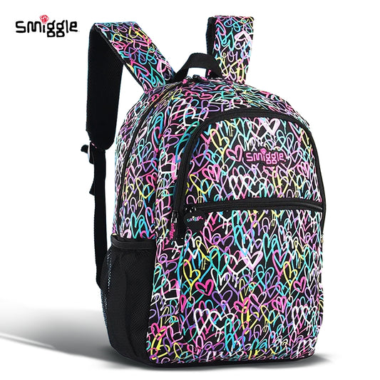 Smiggle I Heart Smiggle Classic Backpack Black, 3Y+