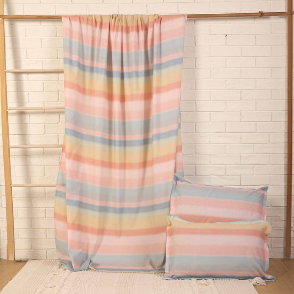 Ooh La Rainbow Double Bed Sheet