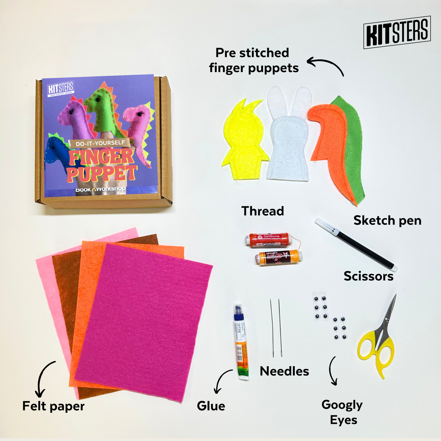 DIY Finger Puppet Kit