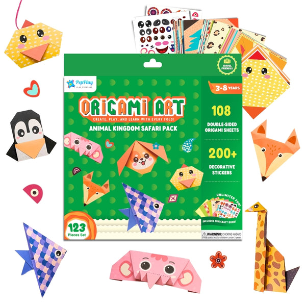 PEPPLAY ORIGAMI ART ANIMAL KINGDOM - SAFARI PACK