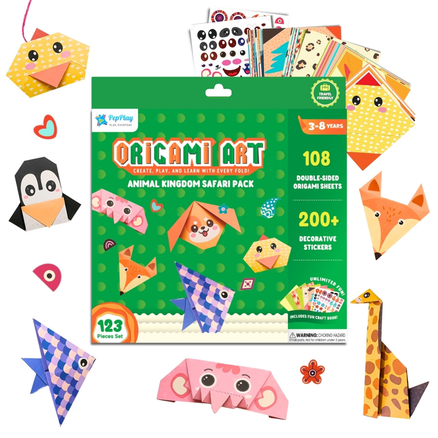 PEPPLAY ORIGAMI ART ANIMAL KINGDOM - SAFARI PACK