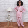 Cotton Candy Solid Pink Night Suit