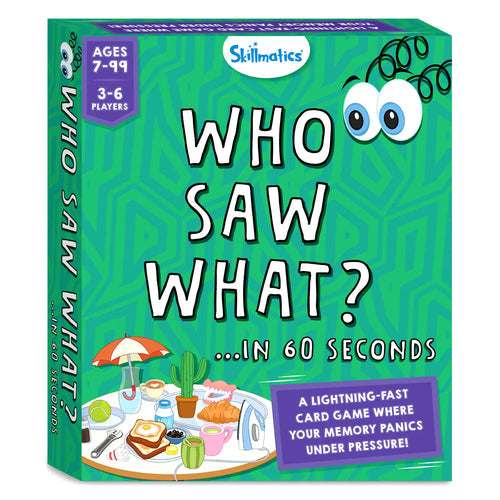 Who Saw What? | 7-99 Years | 3-6 Player Game