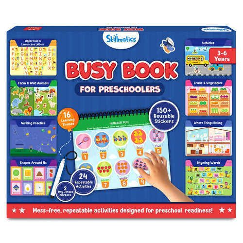 Busy Book for Preschoolers | 3-6Years