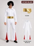 Disco King Rock n Roll singer Adults Halloween Costume Fancy Dress up