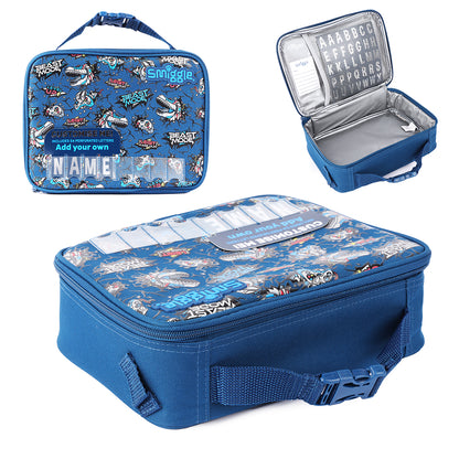 Smiggle NE LBOX SQ ATTACH ID FLY HI FLY HI NAVY | Lunchbag