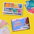 COMBO: DIY Handmade Paper Kit & DIY Gel Plate Monoprinting Kit