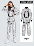 Space Astronaut Woman, Adult Halloween Costume Fancy Dress Up