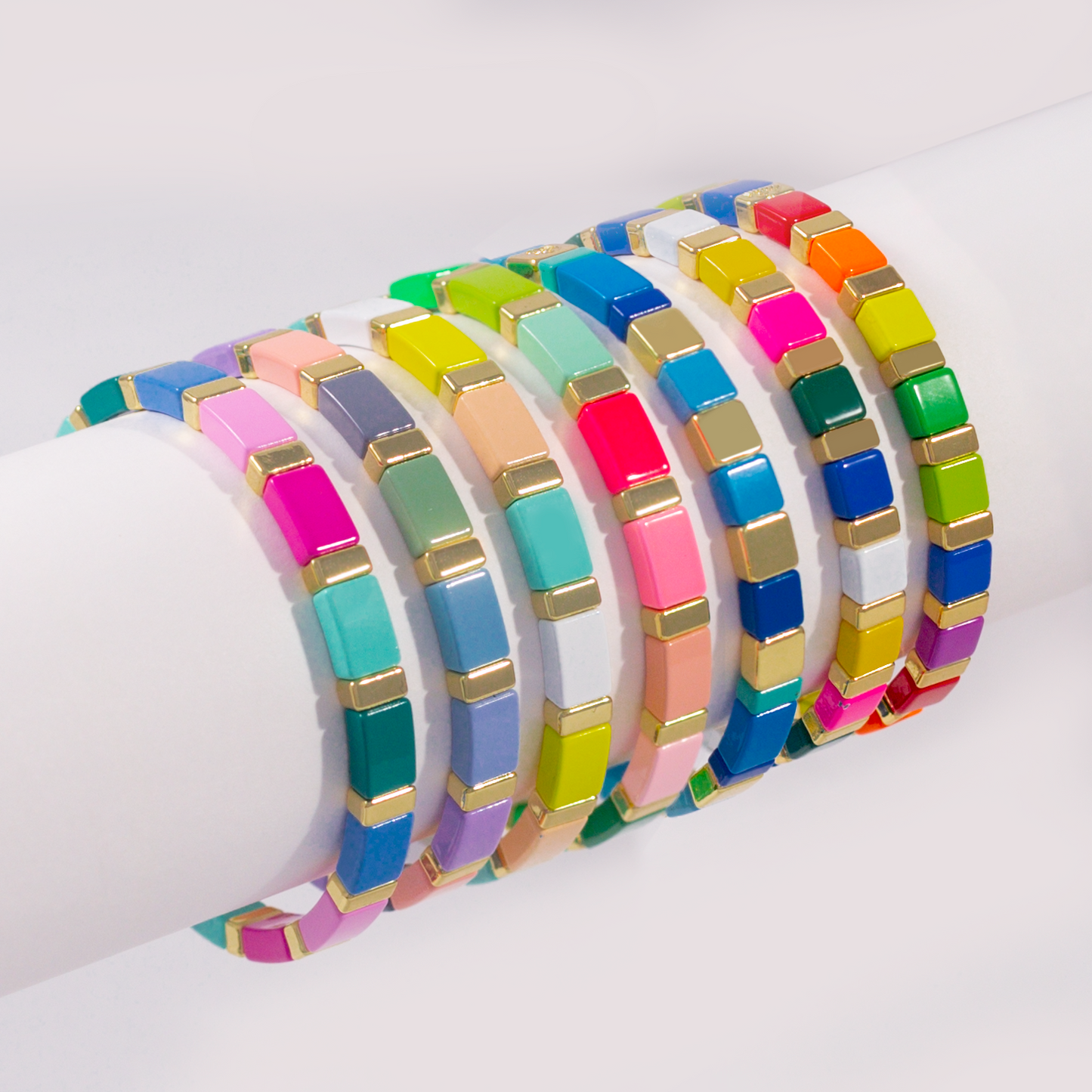 Party Enamel Bracelet | Rainbow