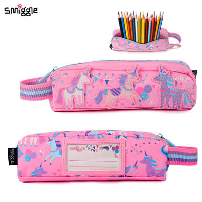 Smiggle Glide Teeny Tiny Character Pencil Case Pink, 3Y+