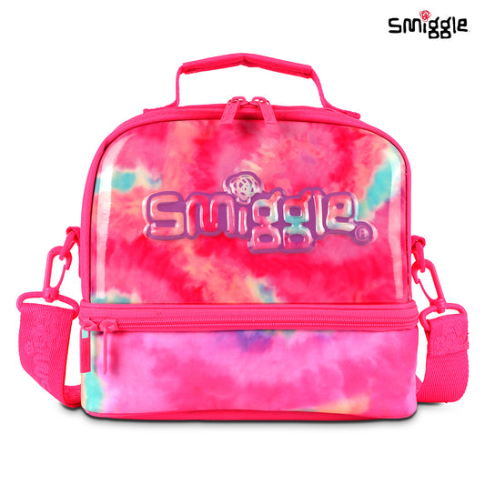 Smiggle Vivid Hardtop Lunchbox Pink, 3Y+