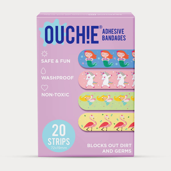 Ouchie Kids Bandages Pack of 20 - Purple