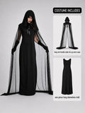 Night Ghost Adults Halloween Costume Dress Up