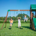 LAKEWOOD PLAY TOWER WITH SWINGS AND SLIDE