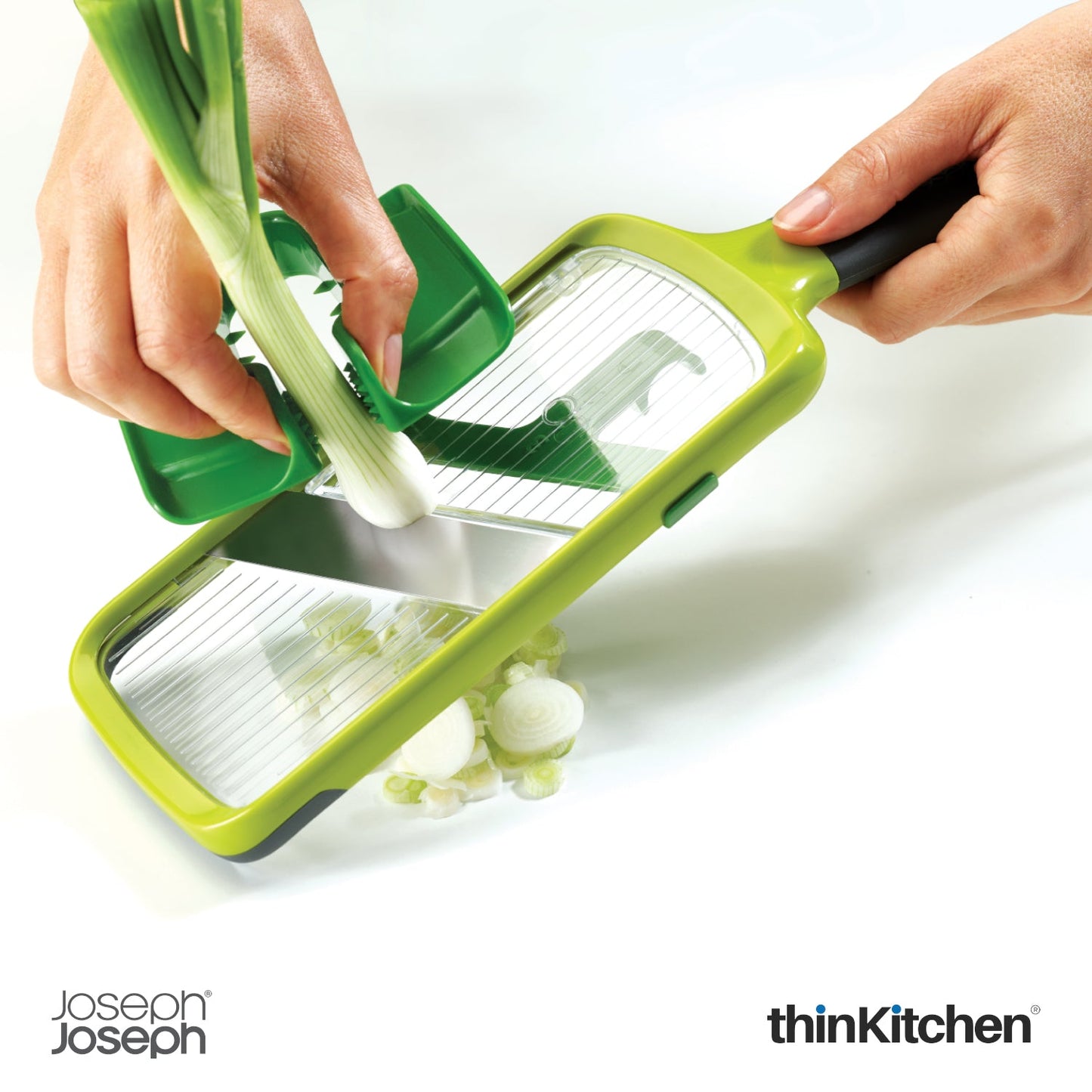 thinKitchen™ Joseph Joseph Kitchen Gadgets, Set of 2, Mandoline Slicer & Grater, Multicolor