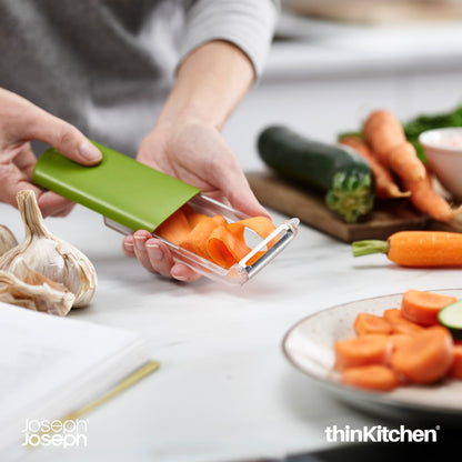 thinKitchen™ Joseph Joseph PeelStore Waste Collecting Peeler - Green