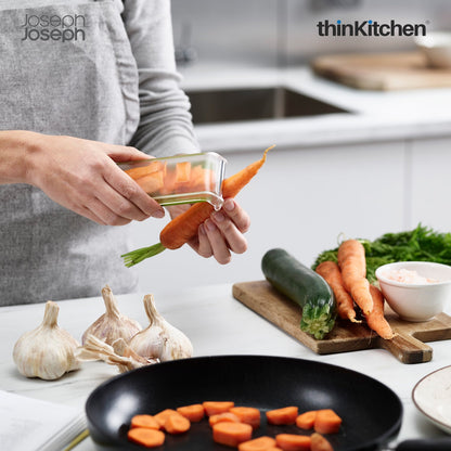 thinKitchen™ Joseph Joseph PeelStore Waste Collecting Peeler - Green