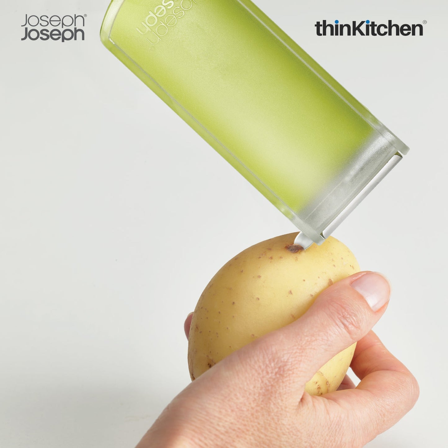 thinKitchen™ Joseph Joseph PeelStore Waste Collecting Peeler - Green