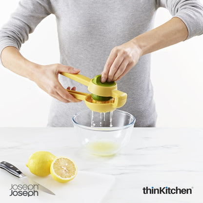 thinKitchen™ Joseph Joseph JuiceMax Dual-action Citrus Press - Yellow