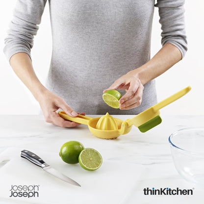 thinKitchen™ Joseph Joseph JuiceMax Dual-action Citrus Press - Yellow