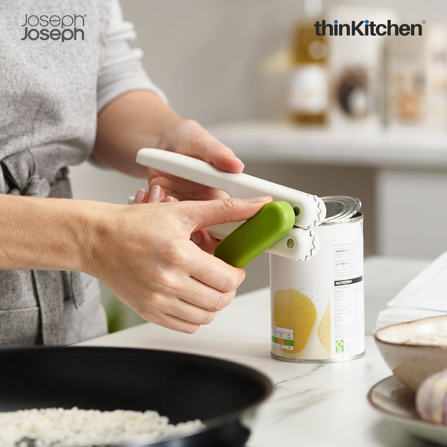 thinKitchen™ Joseph Joseph Pivot 3-in-1 Can Opener - White