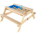 Plum Surfside Sand & Water Wooden Picnic Table | Purchase & Get 2 Free Interactive Toys