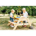 Plum Surfside Sand & Water Wooden Picnic Table | Purchase & Get 2 Free Interactive Toys
