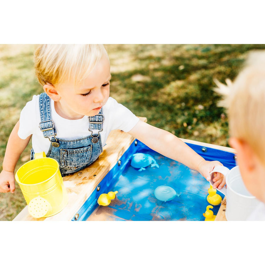Plum Surfside Sand & Water Wooden Picnic Table | Purchase & Get 2 Free Interactive Toys