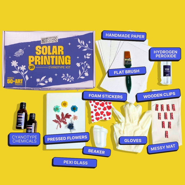 COMBO: DIY Gel Plate Monoprinting Kit & DIY Solar Printing Kit
