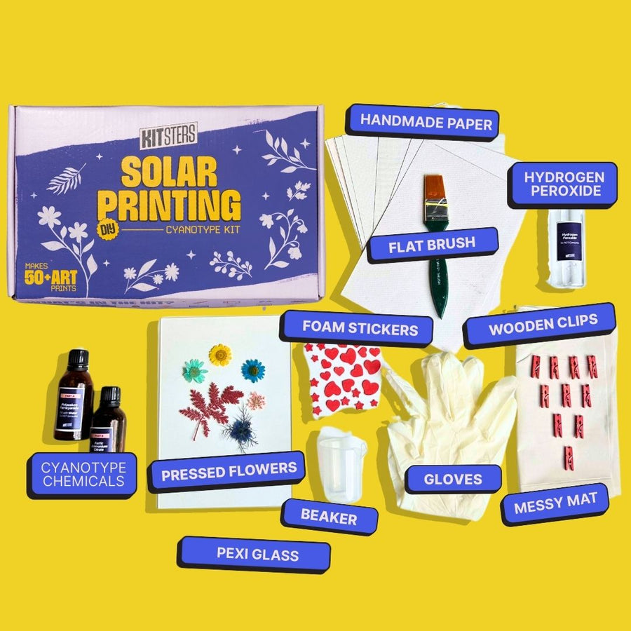 COMBO: DIY Gel Plate Monoprinting Kit & DIY Solar Printing Kit