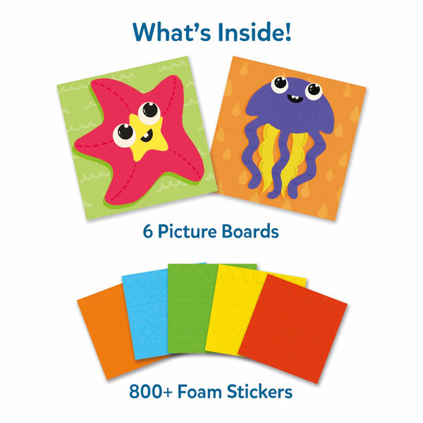 Fun with Foam: Under the Ocean | 3D Sticker Activity (ages 3-7)