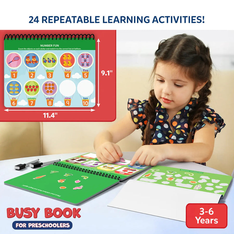 Busy Book for Preschoolers | 3-6Years