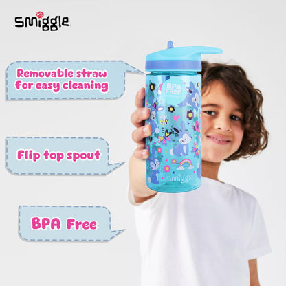 SMIGGLE Animalia Collection Bottles Plastic Mint 4Y+