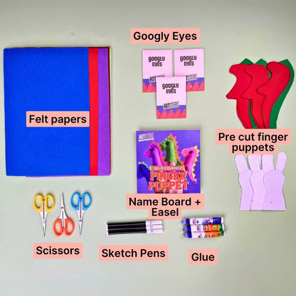 DIY Finger Puppet Box (3 people)