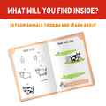 PEPPLAY STEP BY STEP DRAWING BOOK - CUTE FARM ANIMAL