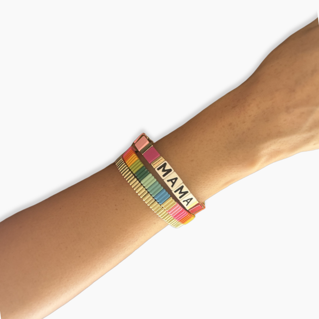 MAMA Enamel Bracelet | RAINBOW | LIMITED EDITION