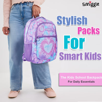 Smiggle I Heart Smiggle Classic Backpack Lilac, 3Y+