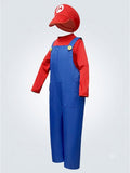 Super Brothers, Plumber Adult Halloween Costume Fancy Dress Up