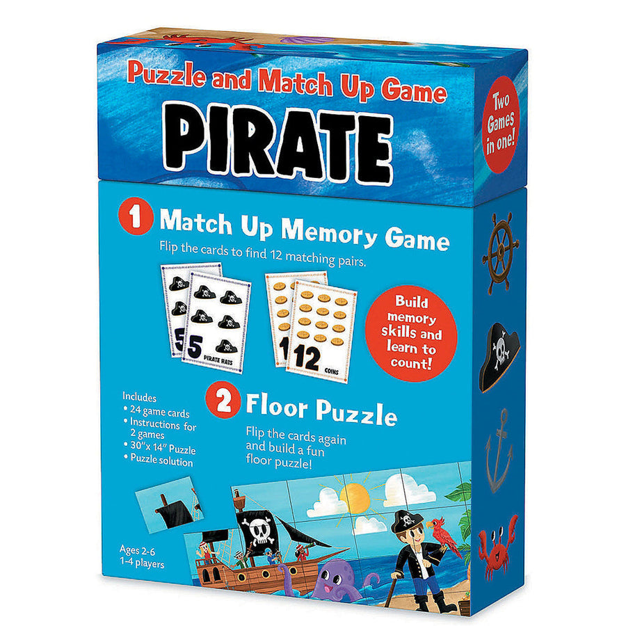 Pirate Puzzle and Match Up Game