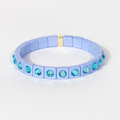 Bling Enamel Crystal Bracelet | Blue