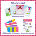 Felt Fun - Unicorns & Princesses | 3 Years | Sticker Craft Kit