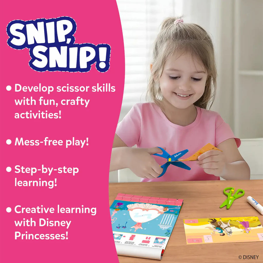 Snip Snip | Disney Princess | 3 Years+ Crafting Activity Kit