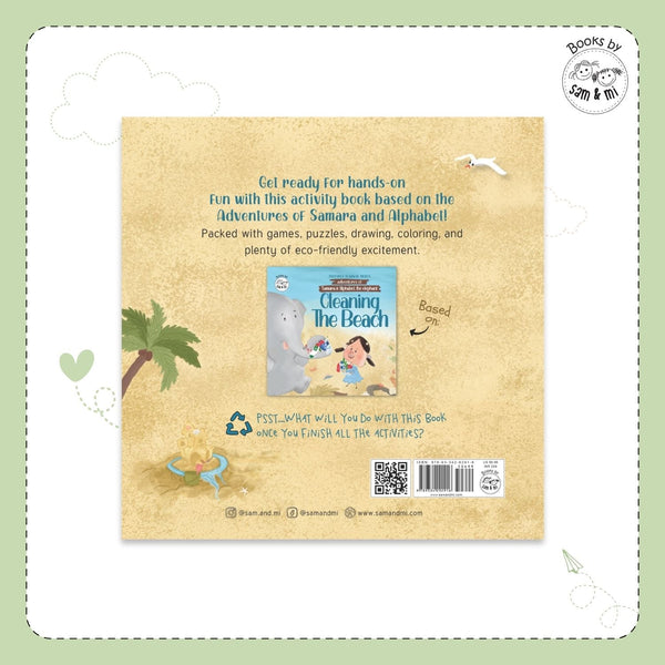 Adventures of Samara and Alphabet - Cleaning the Beach - Activity Book