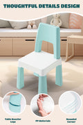 OPlus Learning Chair for Kids - Pastel Blue and white