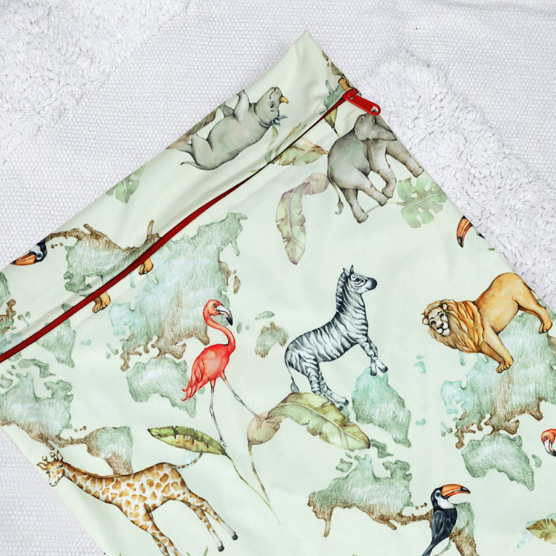 Baby its wild world Wet bag