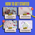 COMBO: DIY Block Printing Kit (Tote Bag) & DIY Tote Bag Painting Kit