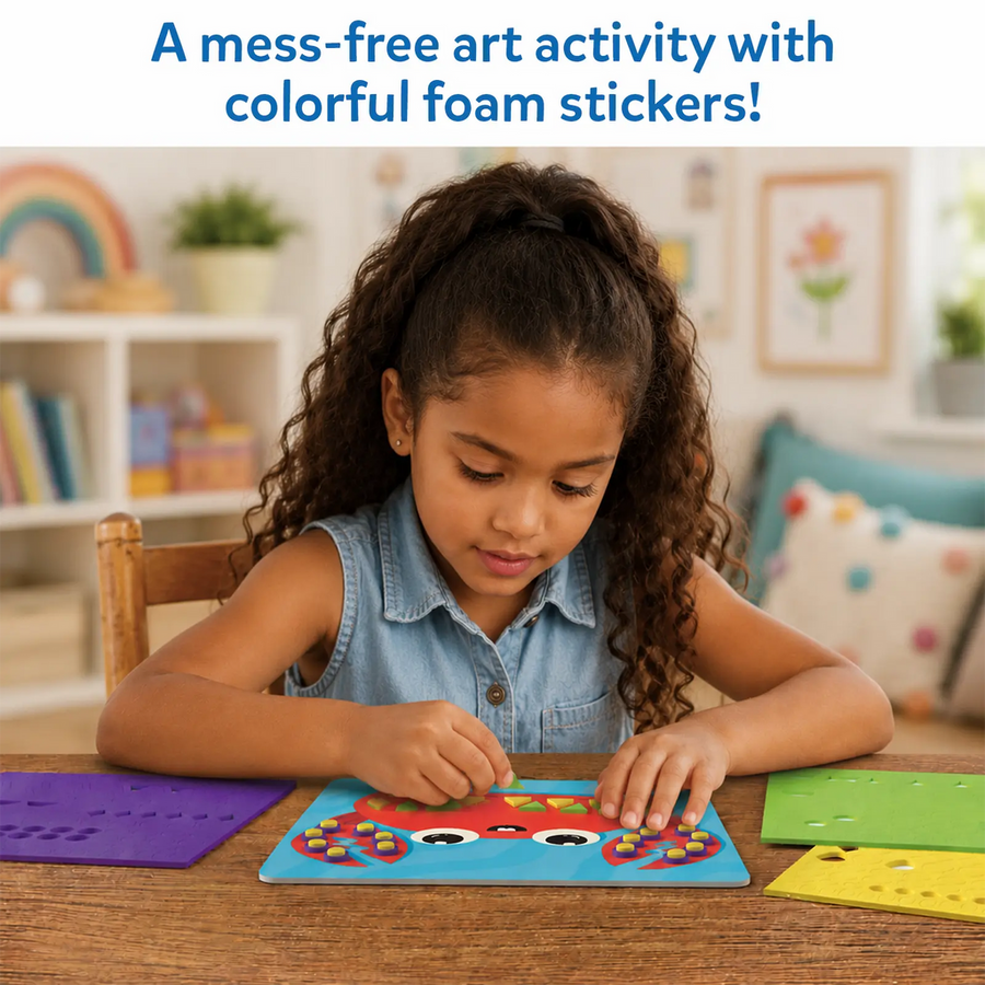 Fun with Foam: Under the Ocean | 3D Sticker Activity (ages 3-7)