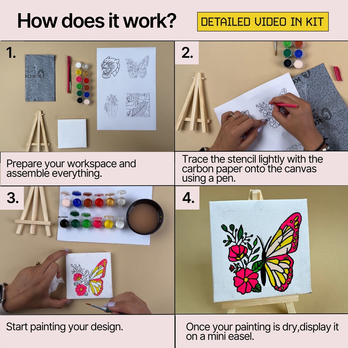 DIY Mini Painting Box (5 people)