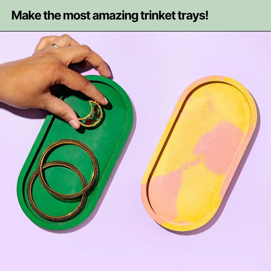 DIY Cement Trinket Tray Kit